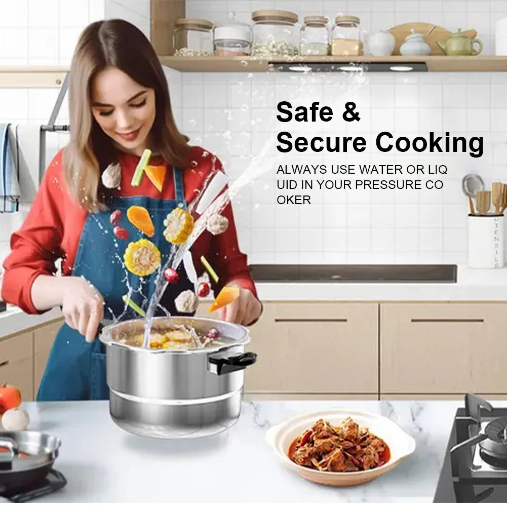 Pressure Cooker with Steaming Plate