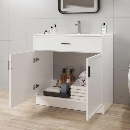 36 Inch Freestanding Wooden Bathroom Vanity with Sink