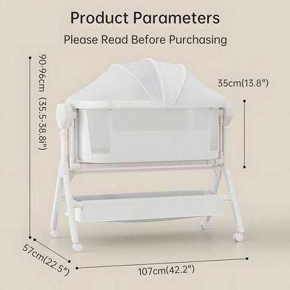 Automatic Rocking Bassinet with Music and Soft Mattress