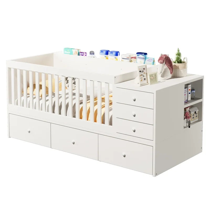 Convertible Crib to Daybed with Drawers & Changing Table