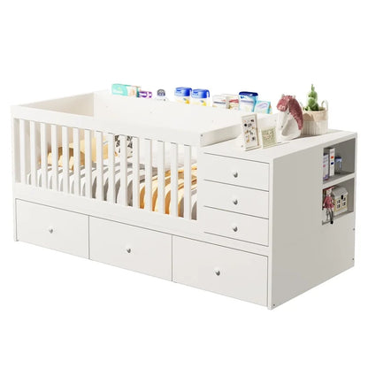 Convertible Crib to Daybed with Drawers & Changing Table
