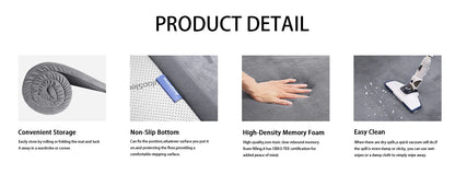 Non-Slip Thick Soft Foam Baby Activity Rug
