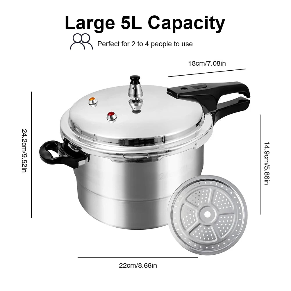 Pressure Cooker with Steaming Plate