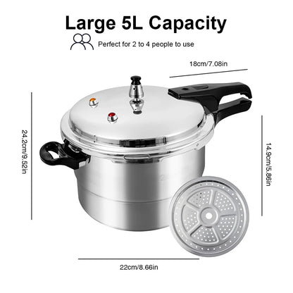 Pressure Cooker with Steaming Plate
