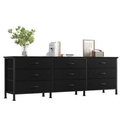 Long Entertainment Center Up to 75 Inch TV Storage Drawers