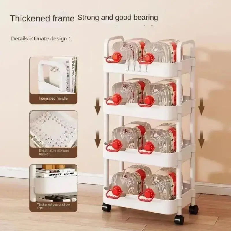 Multi-functional Moveable Storage Rack