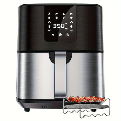 7QT Air Fryer Cooker w/ 8 Presets Menu & Digital Touch Screen