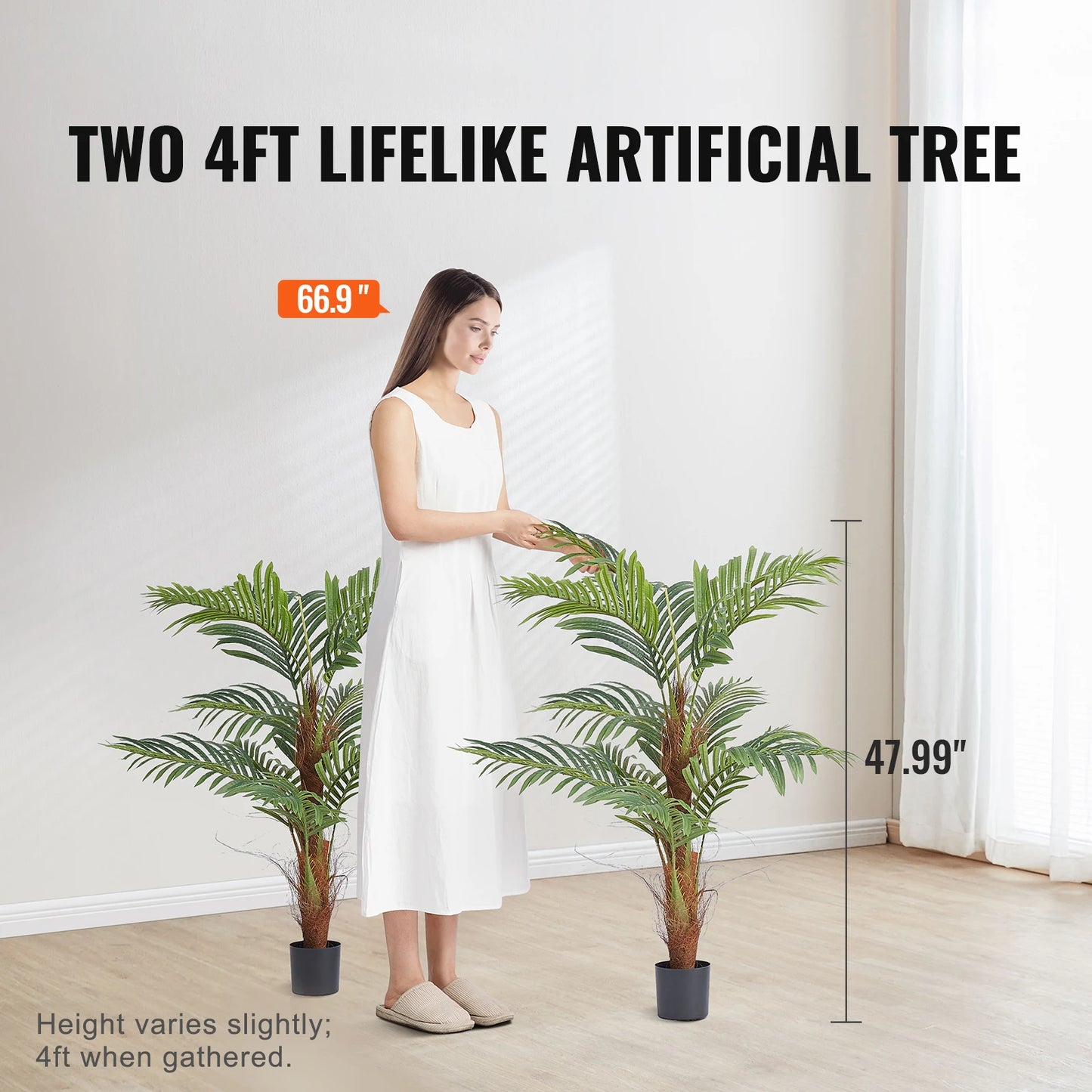 Artificial Palm Tree 4/5/6 FT Faux Plant