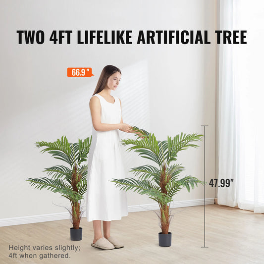 Artificial Palm Tree 4/5/6 FT Faux Plant