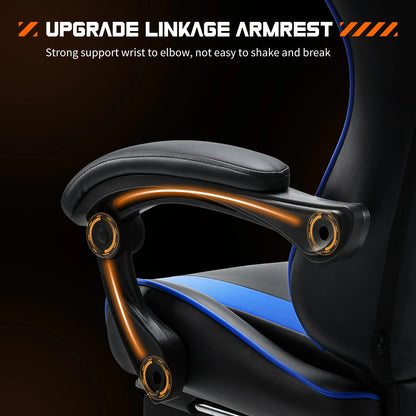 Ergonomic Racing Gaming Chair with Headrest and Lumbar Support