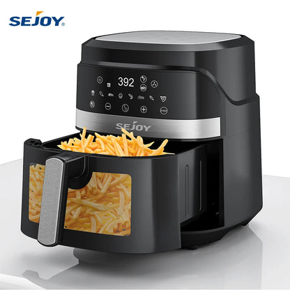 6 Qt 8-in-1 Air Fryer with Premium Ceramic Coating