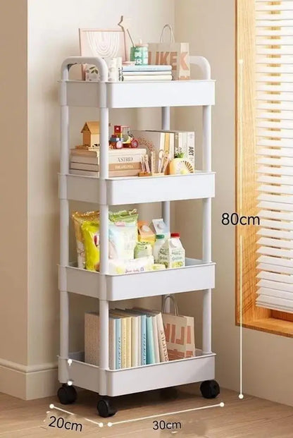Multi-functional Moveable Storage Rack