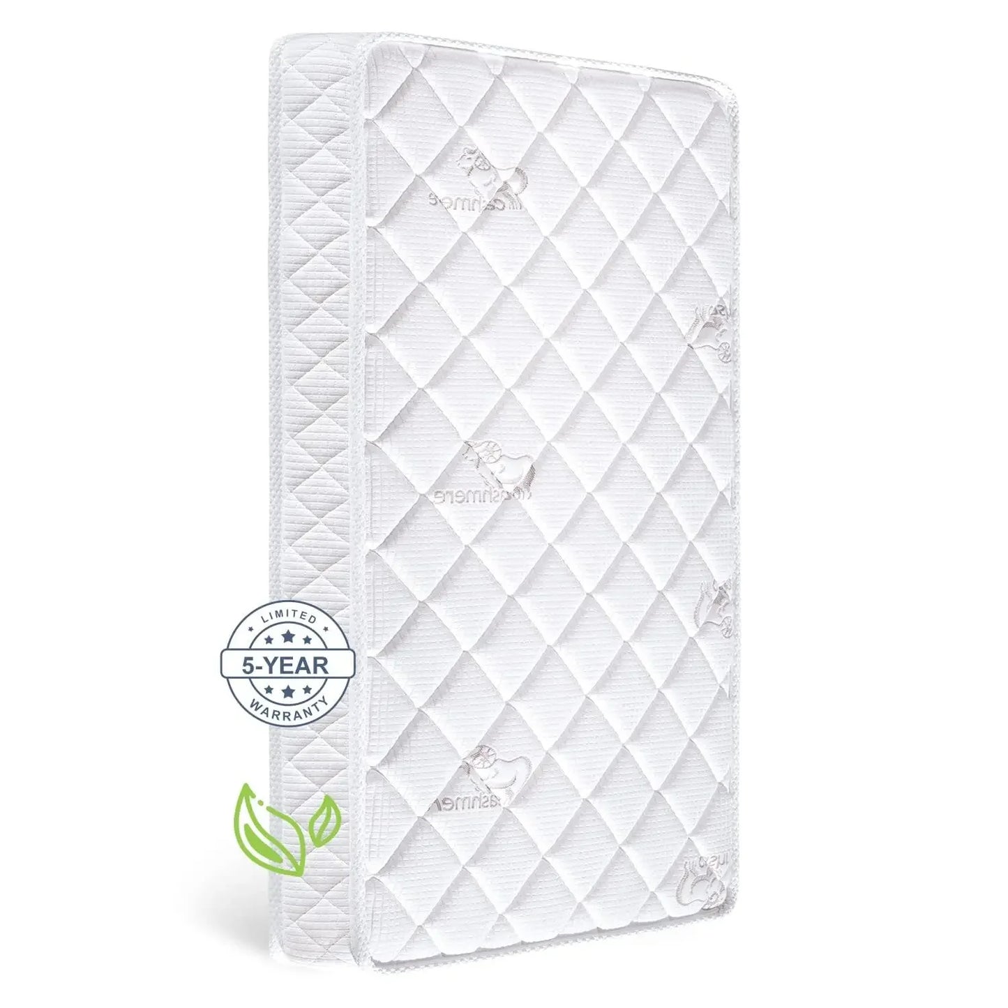 Premium Crib & Toddler Mattress, Fleece Surface-Hypoallergenic, 5" Thick