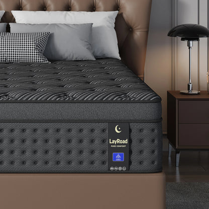 12/14 Inch Memory Foam Spring Mattress, Medium Firmness