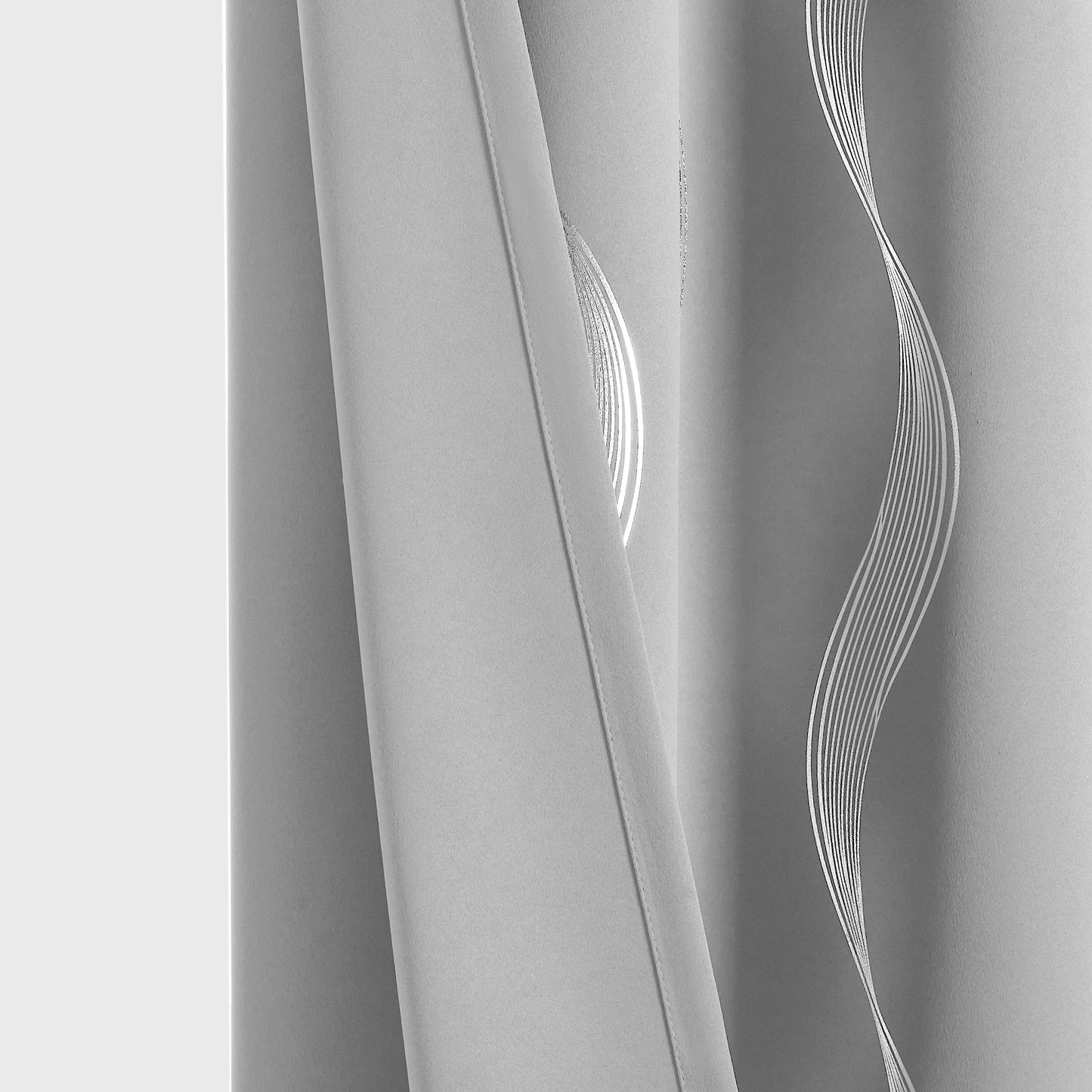 4PCS Blackout Curtains Grommet, Thermal Insulated