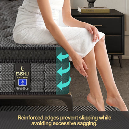 12/14 Inch Gel Memory Foam Hybrid Pocket Spring Mattress