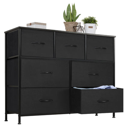 Storage Organizer, Dresser with 7 Fabric Drawers