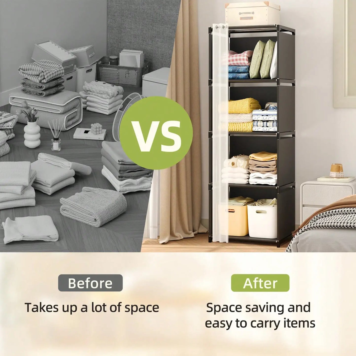 Space-Saving Kitchen Cabinet with Adjustable Shelves