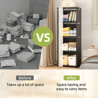 Space-Saving Kitchen Cabinet with Adjustable Shelves