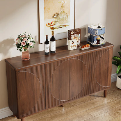 Modern Storage Cabinet Sideboard Buffet Table with Doors