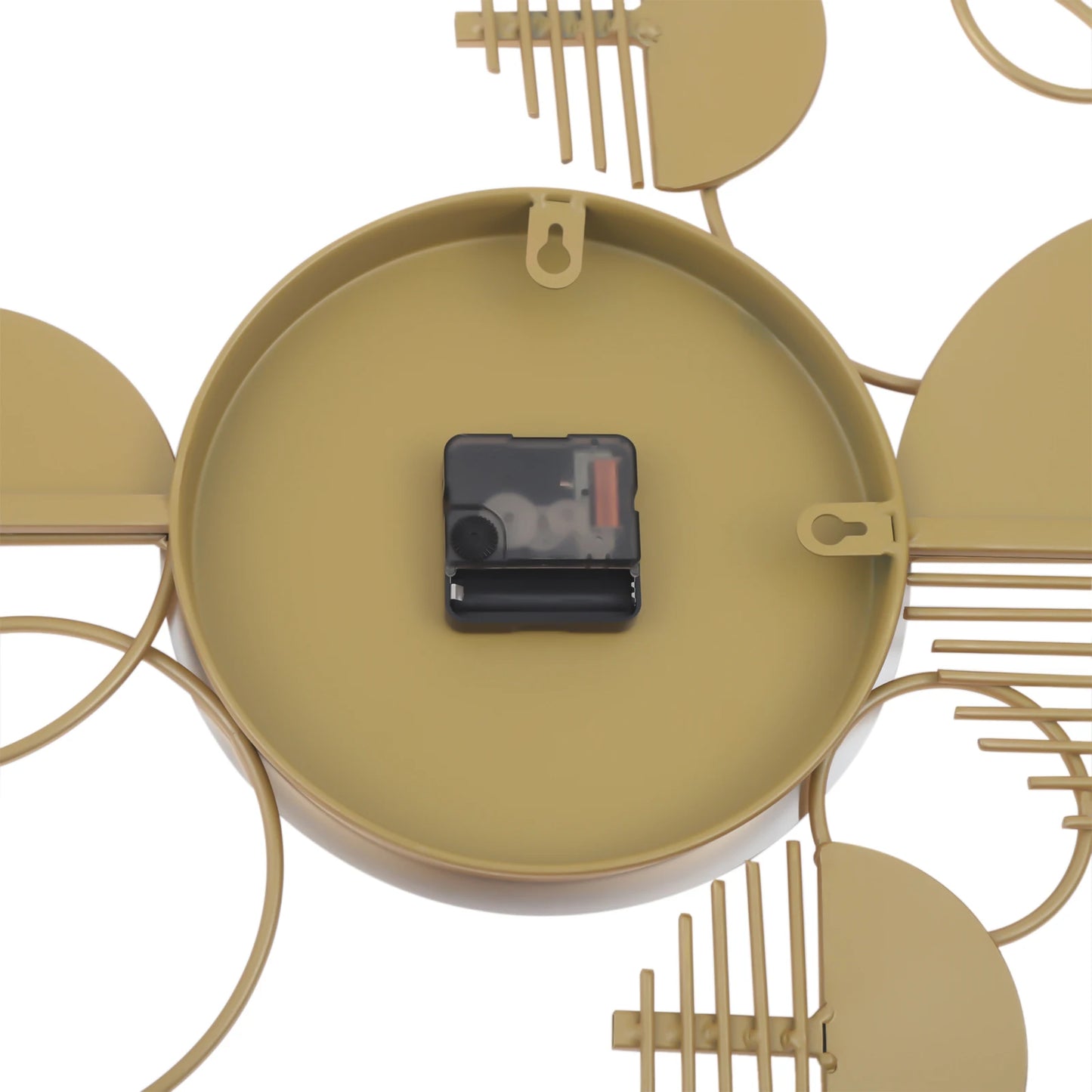 Creative Modern Metal Wall Clock, Gold