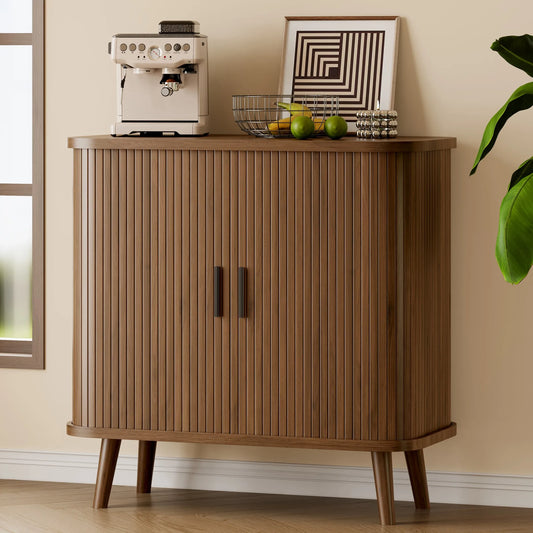 Modern Accent Coffee Bar Console Table for Kitchen, Entryway