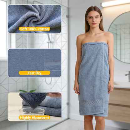 20/16/10pcs Cotton Soft Bath Towel Set for Bathroom