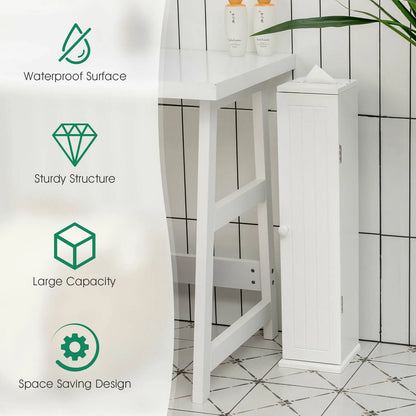 Toilet Tissue Storage Tower w/ 4 Shelves