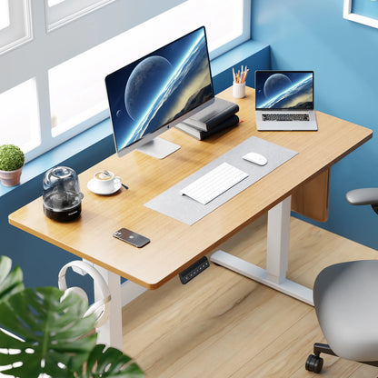 40 x 24 Inch Electric Sit Stand Computer Desk w/ Adjustable Height