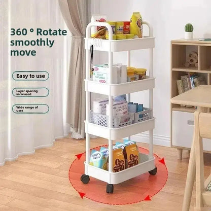 Multi-functional Moveable Storage Rack