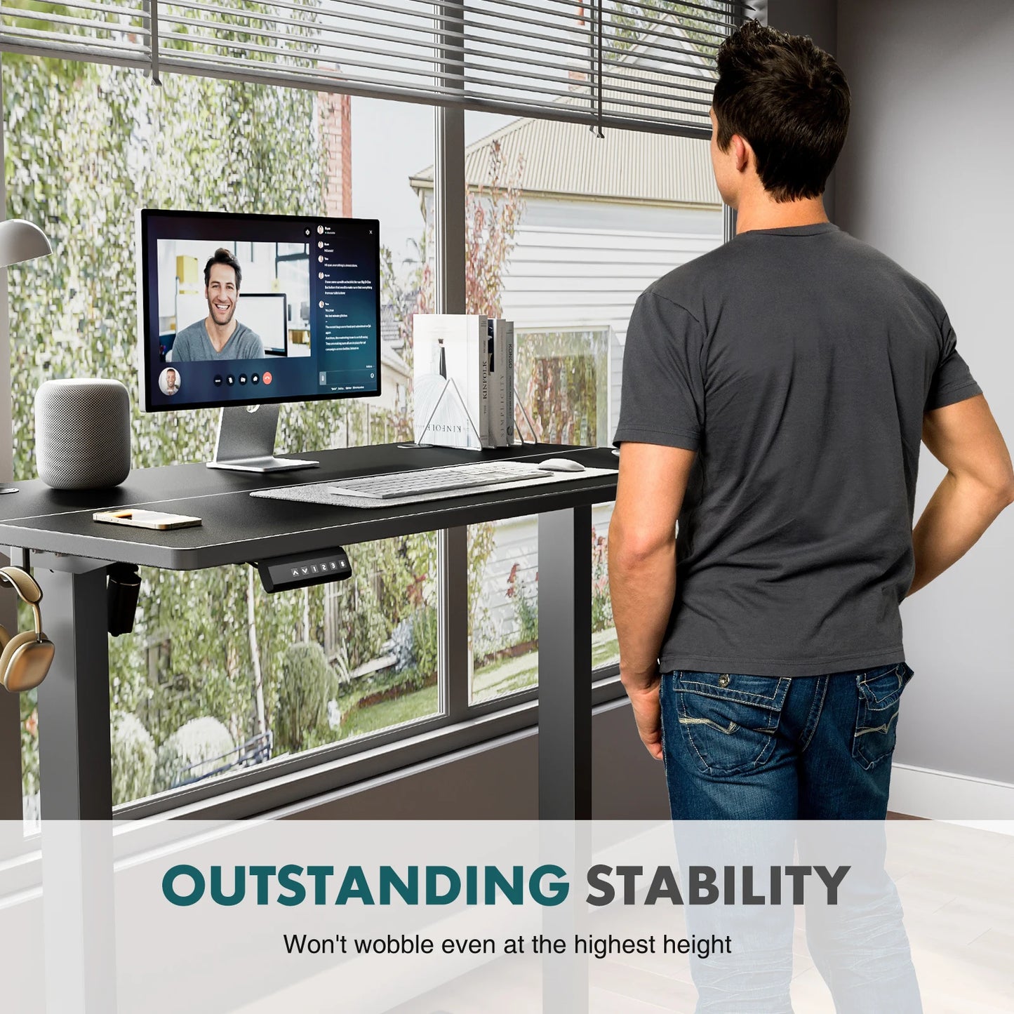 Ergonomic Electric Standing Desk, Height Adjustable