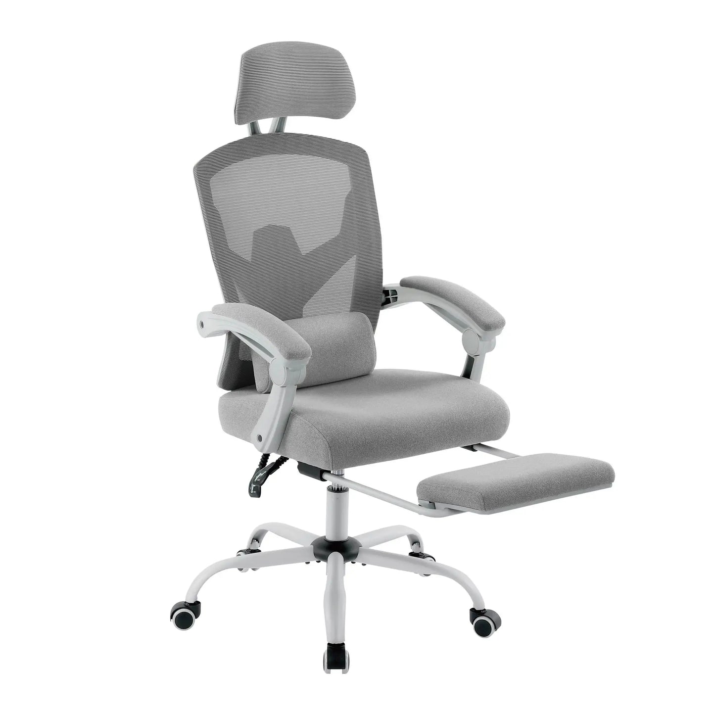 Ergonomic Reclining Computer Chair with Lumbar Support Pillow