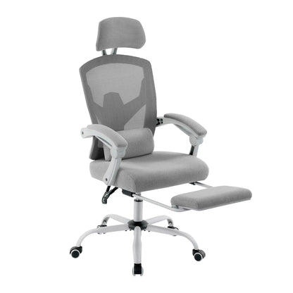 Ergonomic Reclining Computer Chair with Lumbar Support Pillow