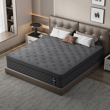 12–14 Inch Memory Foam Mattress, Medium Firmness