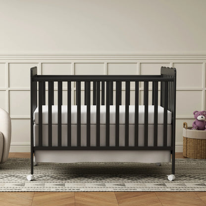 4-in-1 Convertible Wooden Baby Crib w/ 3 Adjustable Heights