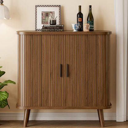 Modern Accent Coffee Bar Console Table for Kitchen, Entryway