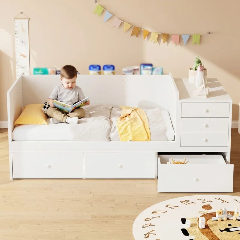 Convertible Crib to Daybed with Drawers & Changing Table