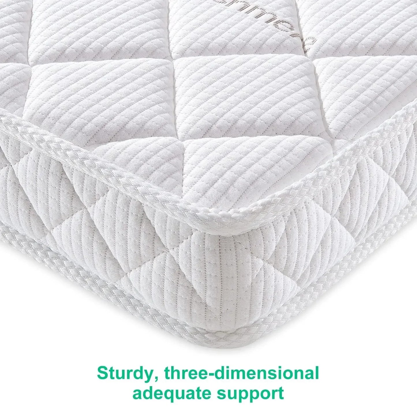 Premium Crib & Toddler Mattress, Fleece Surface-Hypoallergenic, 5" Thick
