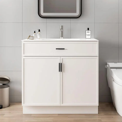 36 Inch Freestanding Wooden Bathroom Vanity with Sink