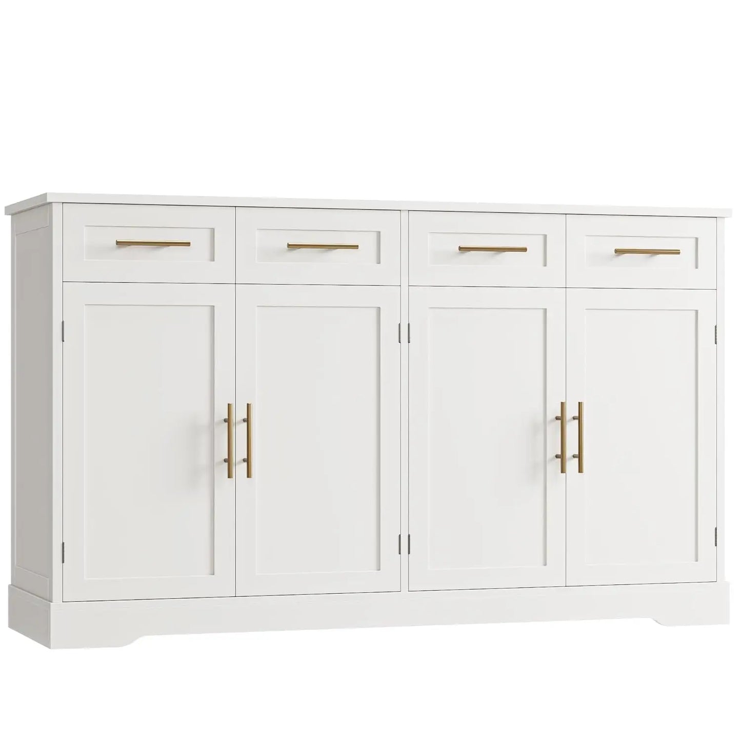 60" Large Buffet Sideboard with Storage & 4 Drawers