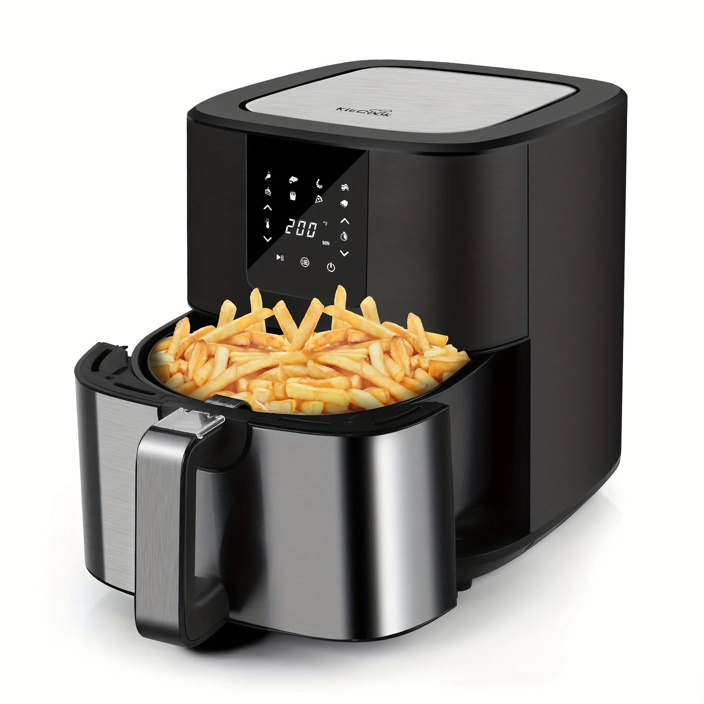 7QT Air Fryer Cooker w/ 8 Presets Menu & Digital Touch Screen