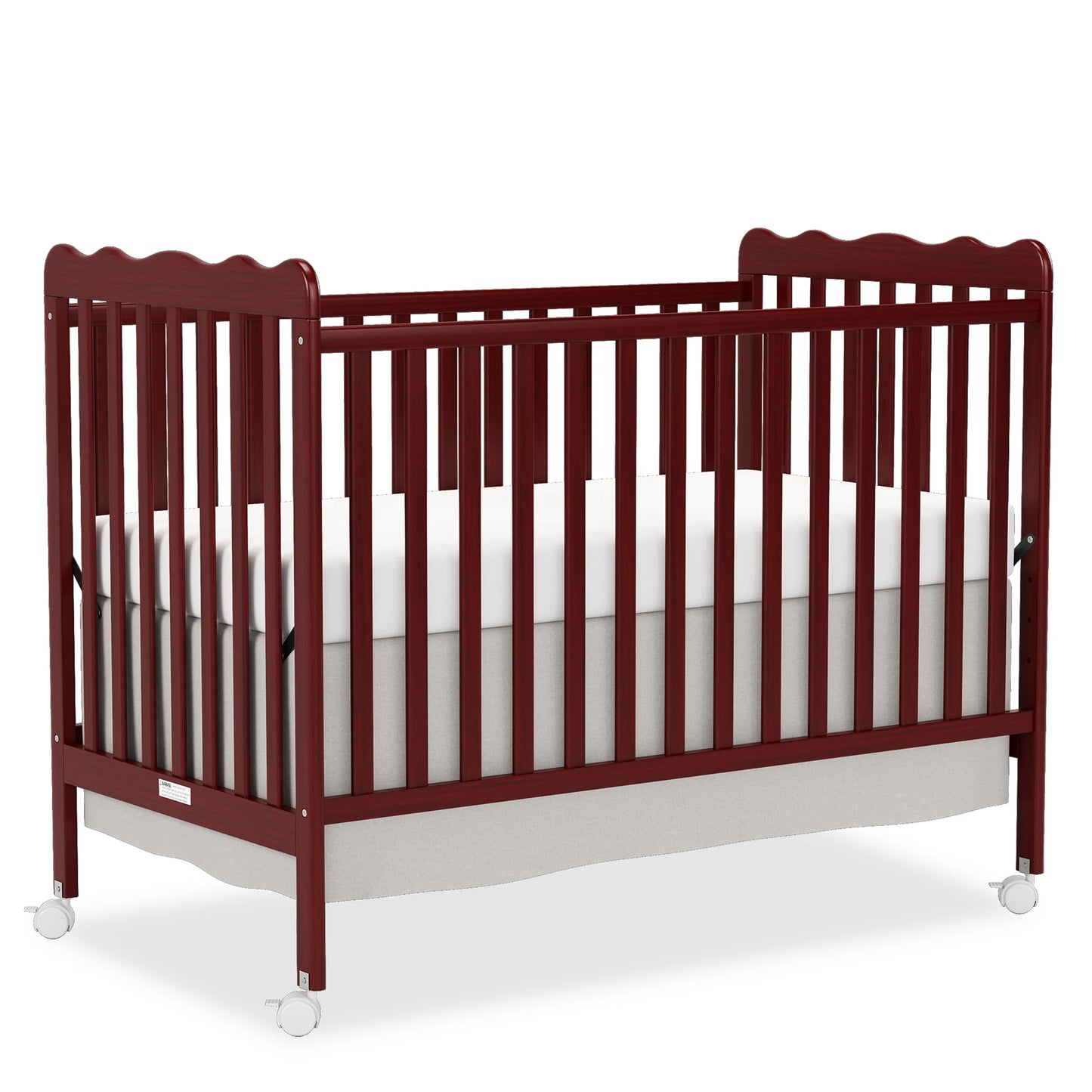 4-in-1 Convertible Wooden Baby Crib w/ 3 Adjustable Heights