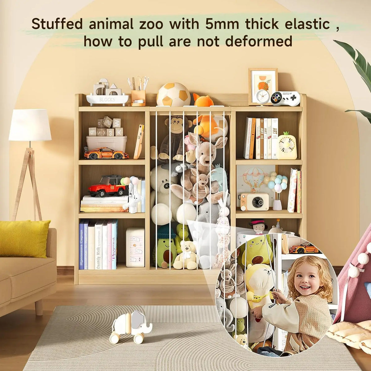 6-Cube Kids Toy Organizer & Storage Shelf
