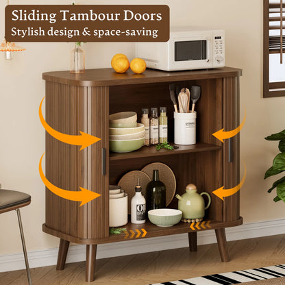 Modern Accent Coffee Bar Console Table for Kitchen, Entryway