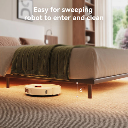 Luxury King Size Bed with Integrated Nightstands & Reading Lamps