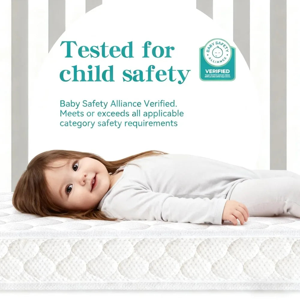 Dual-Sided Crib Mattress for Full-Size Cribs & Toddler Beds