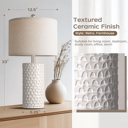 Modern Ceramic Table Lamp Set of 2