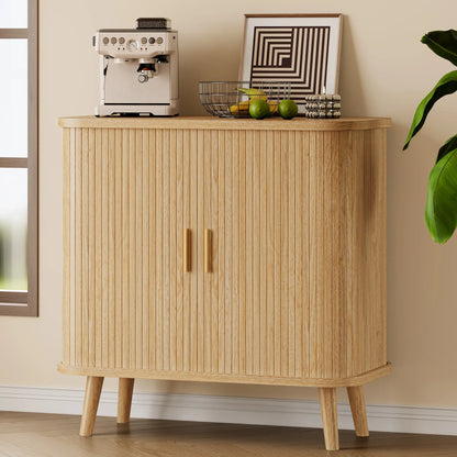Modern Accent Coffee Bar Console Table for Kitchen, Entryway
