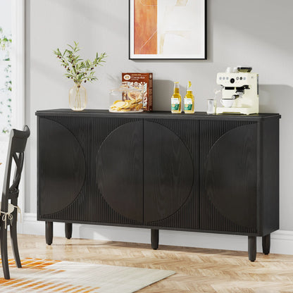 Modern Storage Cabinet Sideboard Buffet Table with Doors