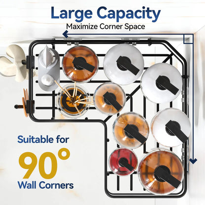 5-Pack Rustproof Shower Organizer Corner with Soap Holder
